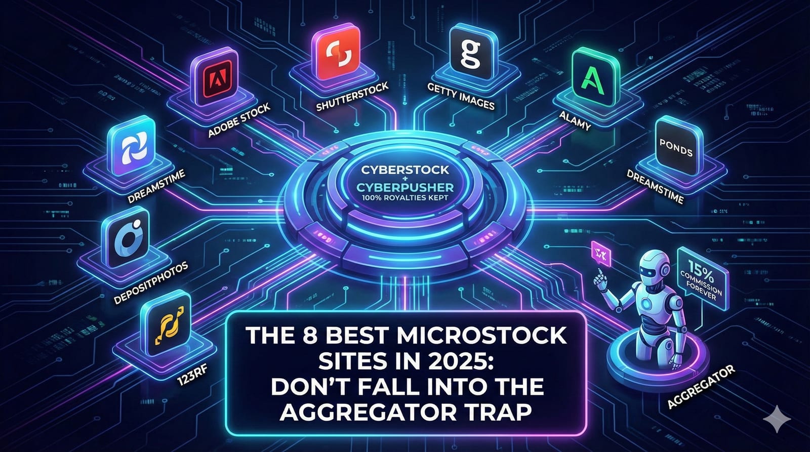 The 8 Best Microstock Sites in 2025: Don't Fall into the "Aggregator Trap"